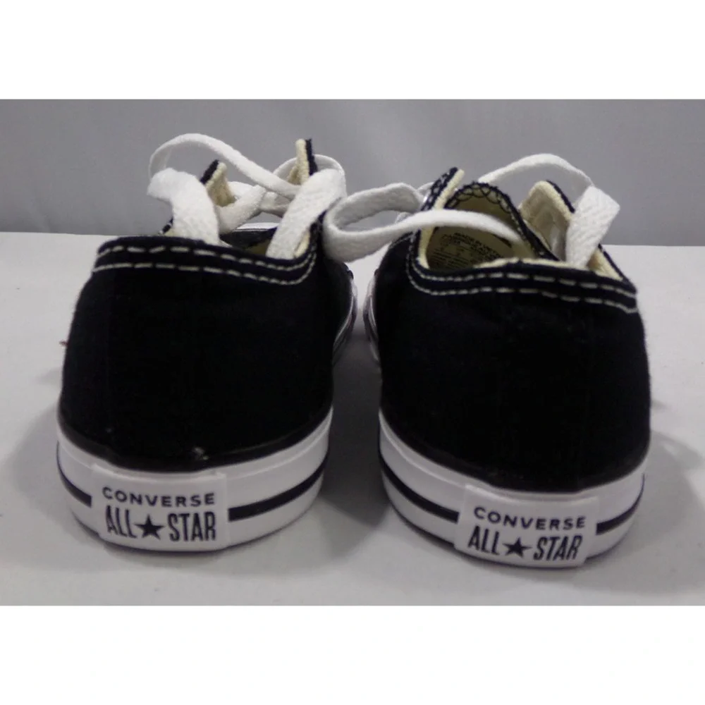 Converse Chuck Taylor All Star Low Top Sneakers Black Size 9 - Picture 6 of 7